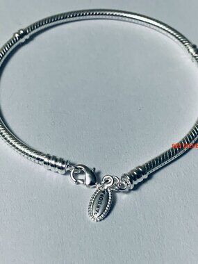 NEW Authentic Pandora Silver Bracelet Snake Chain LOBSTER CLASP